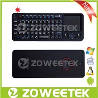 Mini Wireless Keyboard Backlit Keyboard With Touchpad