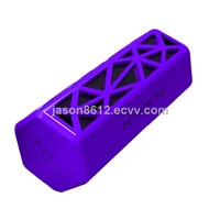 Portabel Stereo Water Resistance Bluetooth Speaker 932-Purple