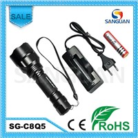 Sanguan Cree Q5 LED Torches 240lm Multifunctional LED Torches Rechargeable