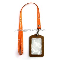 Silk-Screen Lanyard with PVC Pocket