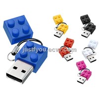 Small Blocking Colorful USB Disk Flash Drive 128M/256M/512M/1G/2G