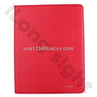 Snake Skin PU Leather Case With stand For iPad 3