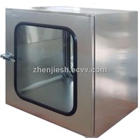 Stainless steel pass box with hepa filter