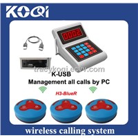 Table guest ordering system for cafe house K-USB+H3-BlueR