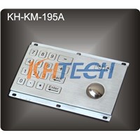 Vandal Proof Stainless Steel Numeric Keypads with trackball