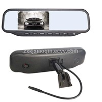 Vehicle traveling data recorder rearview mirror with human voice