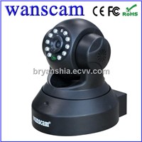 Wanscam(Model JW0012) -Support 32G SD Card Pan/Tilt  Wifi IP Network Infrared  Camera I/O Alarm Port