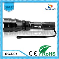 Wholesale SG-L01 240lm Far Range LED Flashlight With Cree Q5 LED(Red/Green)