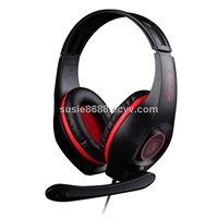 Wired Computer Headset with High-Sensitivity Microphone (SA-715)