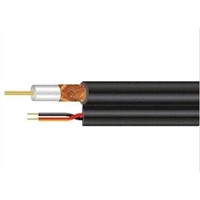 combo cable coaxial cable RG with 2 power cable