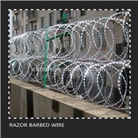 Galvanized Flat Razor Barbed Wire