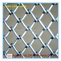 Galvanized/Pvc Coated Chain Link Fence Factory