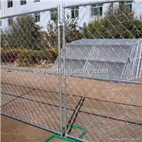 Hot Dipped Galvanized Removable Chain Link Temporary Fence