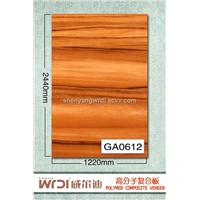 orange strips PVC coated mdf board for indoor furniture