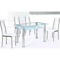 rectangle glass dining table and chairs xydt-250 &amp;amp; xydc-117