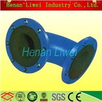 rubber coated steel pipe elbow