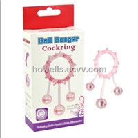 sex toys-Ball Banger Cock Ring 3 balls