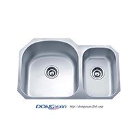 stainless steel double bowls sink