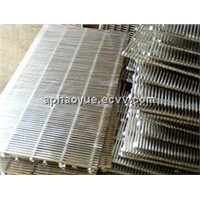 stainless steel wire wrapped screen pieces/Flat wedge wire panel