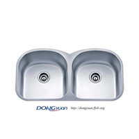 undermount double bowls sink
