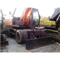 Used Wheel Excavator Hitachi ZX160W