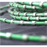 diamond wire sawing with 40 beads