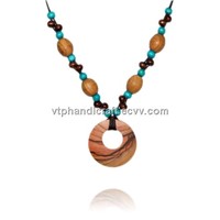 vietnam wood necklace, wooden necklace, shell necklace, horn necklace, ceramic necklace