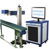 10W Assembly line CO2 Flying laser marking machine for Plastic / Cloth/ Jeans / Cable