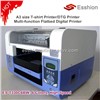 NEW 6 colors A3 size Direct To Garment T-shirt printer /digital inkjet flatbed printer