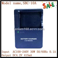 Battery Charger SBC-10A for Samsung digital camera