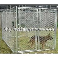 Chain Link Wire Mesh Dog Enclosure 1.8x3.0x1.8m Wire Dia. 4mm