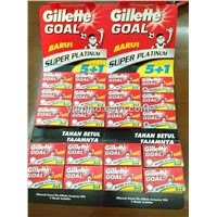 Gillette stainless blades Goal 5+1