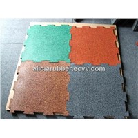 Gym Interlocking rubber tiles/mats