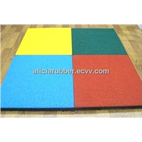 Playground rubber tiles, rubber mats