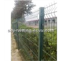 Pvc-Coated Triangle Bending Fence 55*100mm for House Protection