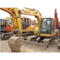 Used Komatsu PC70-7  Mini Crawler Excavator In Good Condition
