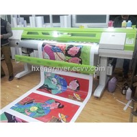 1.8m 1.6m outdoor digital eco solvent printer dx7 with 1440dpi high resolution