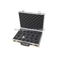 2mm EVA Plastic Handle Aluminum Snooker Ball Case 370*262*80mm for Display