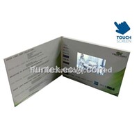 4.3 inch Touch Screen LCD Video Greeting Card Advertising Player VGC-043T