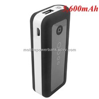 5600mAh portable small power bank with flashlight for new year's gifts