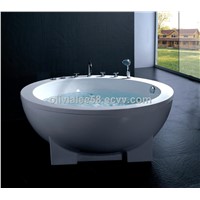 Bathroom designs massage spa round bathtub