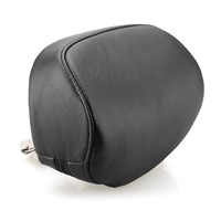 Black Color Genuine Leather Pull-Push Car Headrest