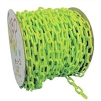 Continuous Plastic Fluorescent Decorative Barrier Chains 8mm x 3m With 2 S Hooks