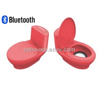 Funny design toilet shape mini bluetooth speaker for promotional gift