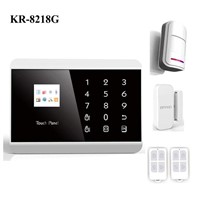 GSM 99 guard zone wireless security home alarm with touch keyboard (KR-8218G)