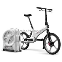 Gocycle with white hard case