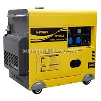 HP7000LN 5kw diesel generator  with big fuel tank with EPA