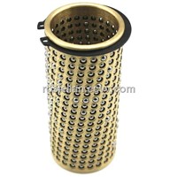 High quality brass ball cage with circlip for FIBRO Standard