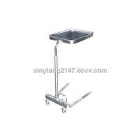 Hospital stainless steel surgical instrument mayo table