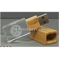 Hotsell Wood Crystal USB Flash Drive